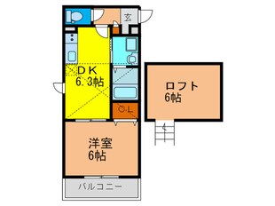 プレジ－ル．Ｋの物件間取画像